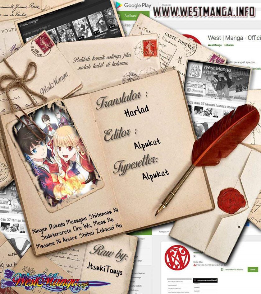 Ningen Dakedo Maougun Shitennou Ni Sodaterareta Ore Wa, Maou No Musume Ni Aisare Shihai Zokusei No K Chapter 06 Gambar 1